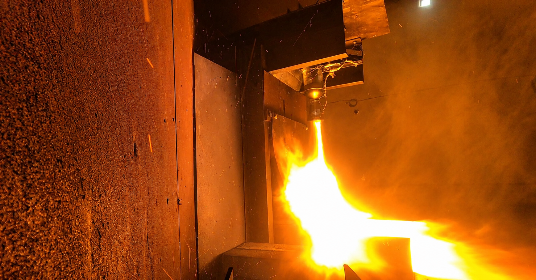 ATD liquid rocket engine static firing, featured by ESA